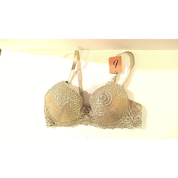 WOMENS 5 PACK DEMI CUP LACEY PADDED TWO CLASP CLOSURE WITH 3 ADJUST. SIZE 34 C - Picture 4 of 7